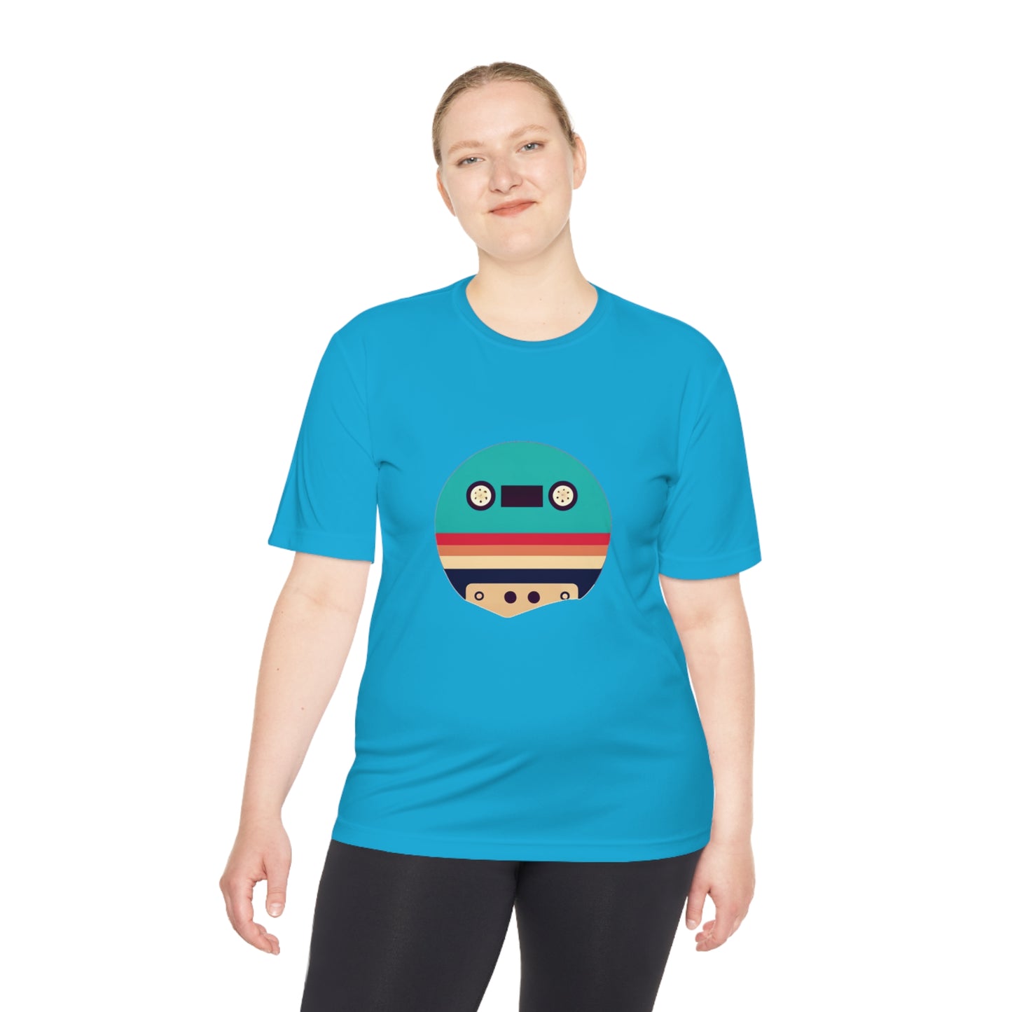 Cassette Logo Unisex Moisture Wicking Tee