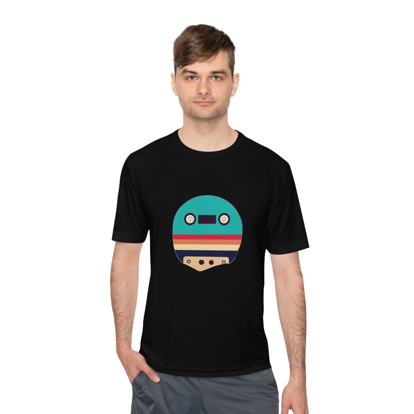 Cassette Logo Unisex Moisture Wicking Tee