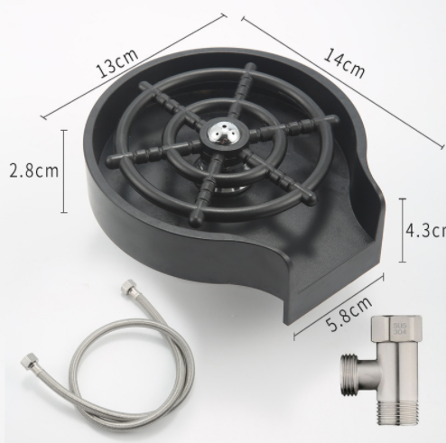 Cup Washer for Kitchen and Bar - Automatic Press Type (Single)